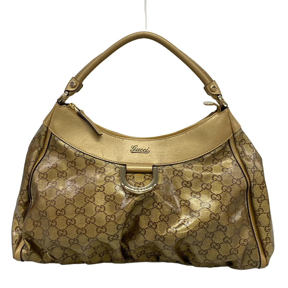 Gucci Abbey Gold Dark Brown Coated #373528G79B